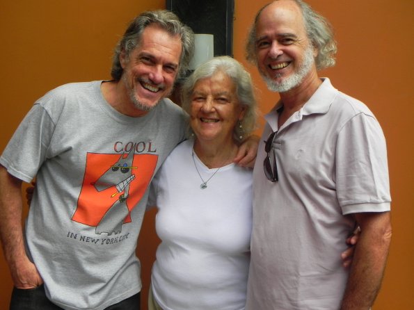 Mauro Senise, Odette E. Dias e Kim Ribeiro